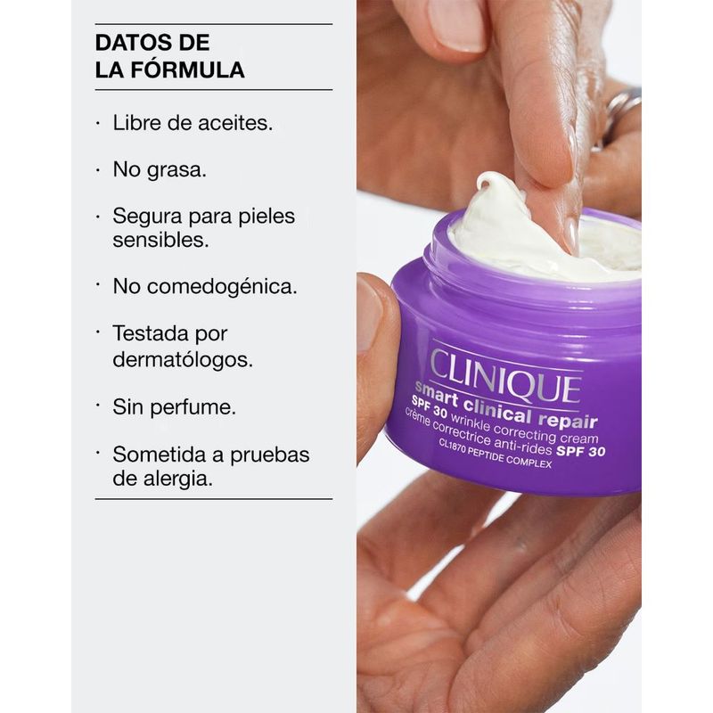 CREMA-ANTIEDAD-CLINIQUE-SMART-CLINICAL-REPAIR-PROTECCION-TOTAL-SPF30