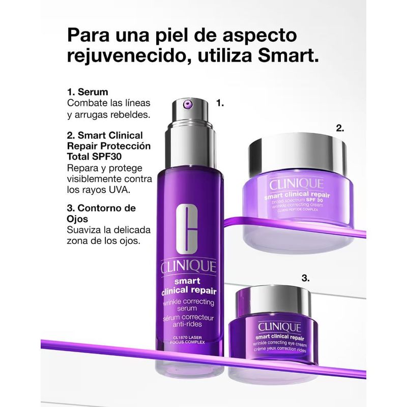 CREMA-ANTIEDAD-CLINIQUE-SMART-CLINICAL-REPAIR-PROTECCION-TOTAL-SPF30