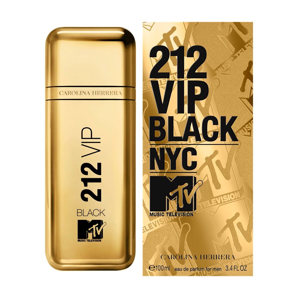 PERFUME CAROLINA HERRERA HOMBRE 212 VIP BLACK NYC MTV EDP 100ML