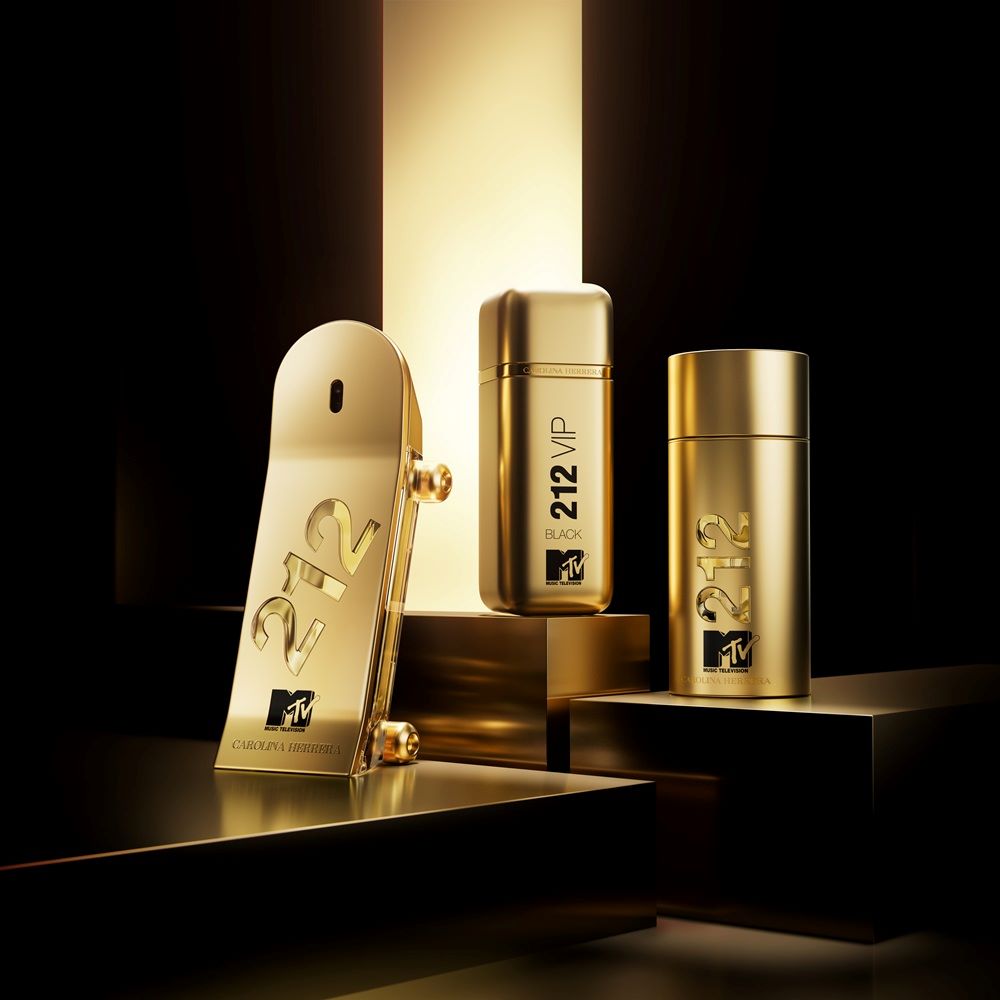 PERFUME CAROLINA HERRERA HOMBRE 212 VIP BLACK NYC MTV EDP 100ML