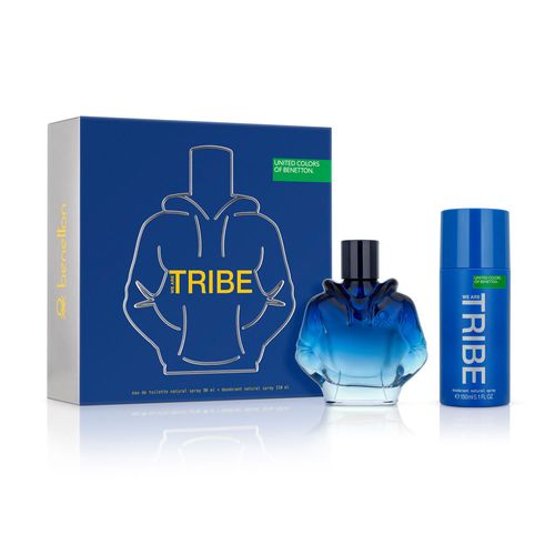 SET BENETTON WE ARE TRIBE (EDT 90ML + DEO 150ML)