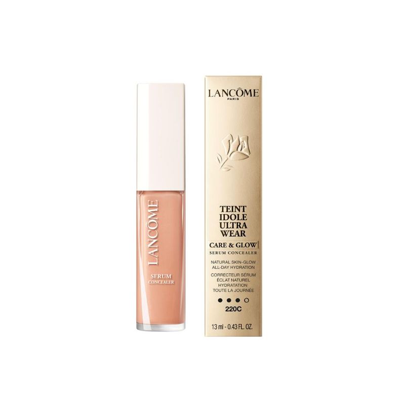 CORRECTOR-LANCOME-TEINT-IDOLE-ULTRA-WEAR-CARE---GLOW-SERUM-CONCEALER-220C-13ML