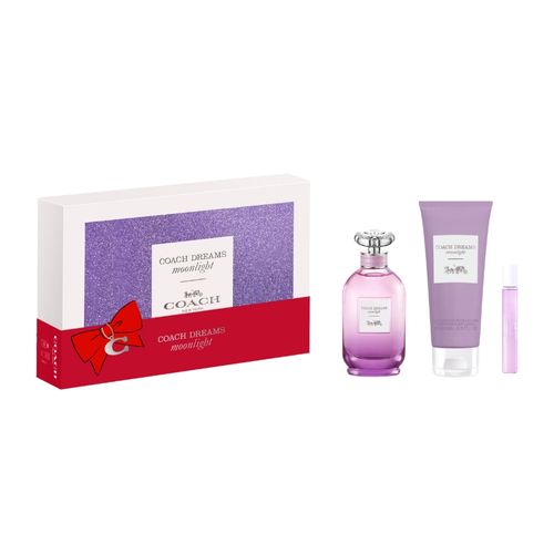 SET COACH DREAMS MOONLIGHT- EDP 3PC SET EDP 90 ML / 3 FL. OZ. BL 100 ML / 3.3 FL. OZ. EDP 7,5ML / 0.25 FL. OZ.